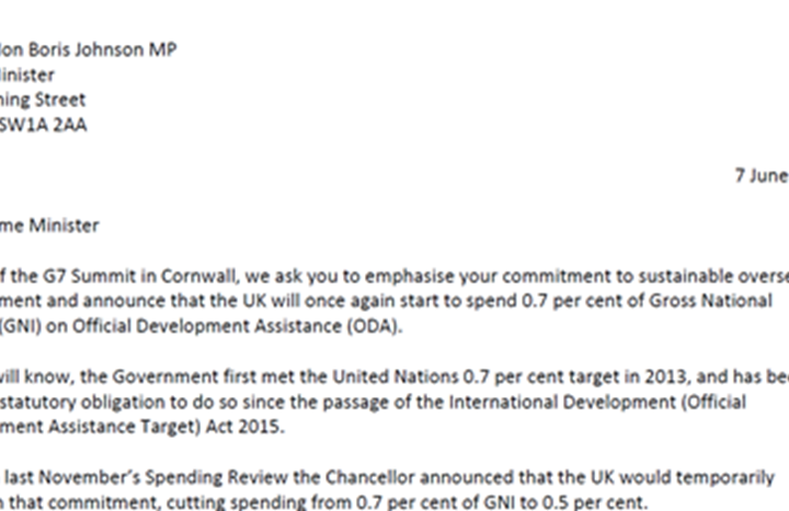 Royal Colleges, unions and academics urge PM to reverse aid spending cuts and invest in overseas healthcare